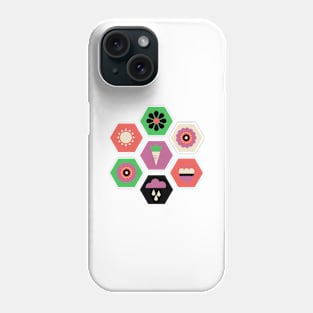 Bloom Garden - Hexagon Tile Phone Case