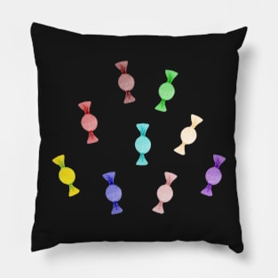 Rainbow Halloween Candy Pack Pillow