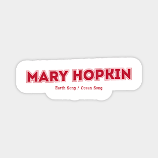 Mary Hopkin Earth Song / Ocean Song Magnet