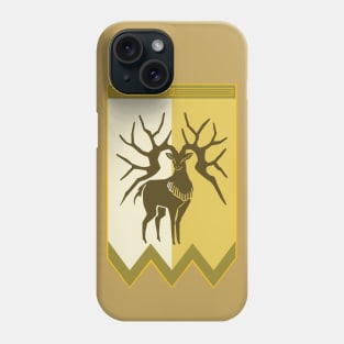 Golden Deer Banner Phone Case