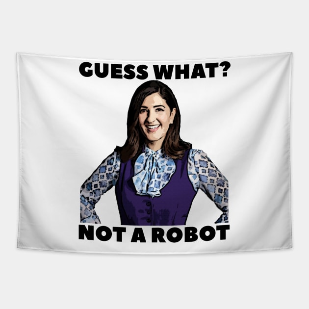 Janet Not a Robot Tapestry by altrees