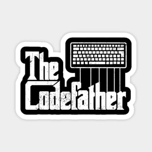 Funny Programmer Dad The Codefather Coder Magnet