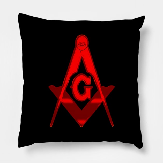 Freemason Pillow by IBMClothing