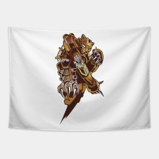 Steampunk Tiger Tapestry