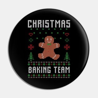 Christmas Baking Team Funny Christmas Pin