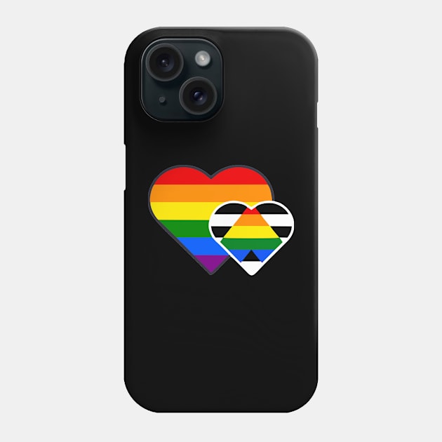 Ally Double Heart Phone Case by Blood Moon Design