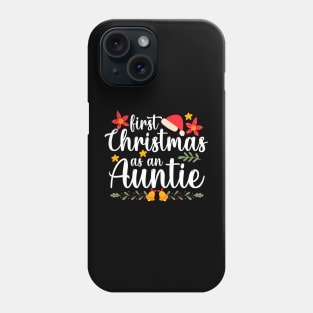 first christmas as an auntie Phone Case