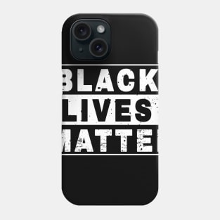 Black Lives Matter distressed Shirt, Printed Civil Rights, Black History, Activist T shirt, BLM shirt, equality Phone Case