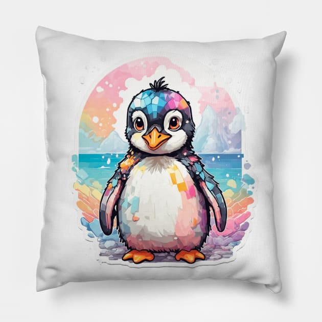 pinguin desing Pillow by cafee