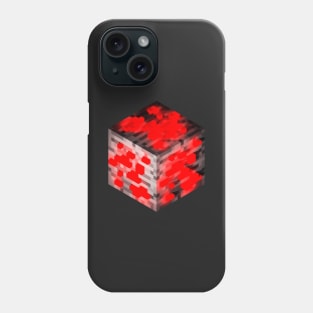 Block Redstone Ore 3D Phone Case