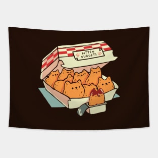 Kitten Nuggets Fast Food Cat by Tobe Fonseca Tapestry