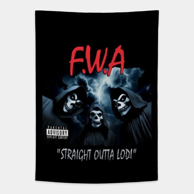 Straight Outta Lodi The Misfits Tapestry TeePublic