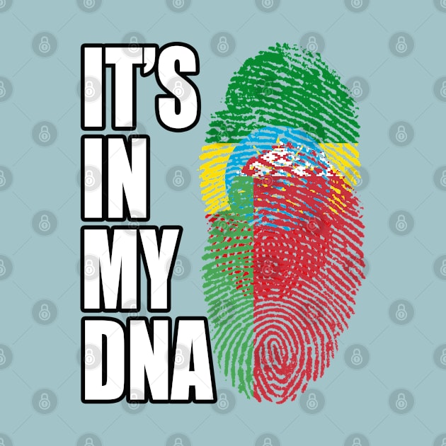 Ethiopian And Belarusian Mix Heritage DNA Flag by Just Rep It!!