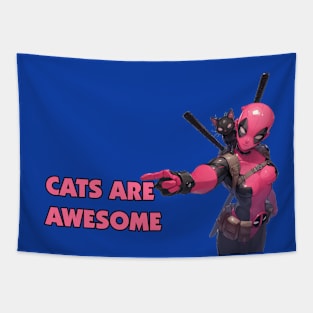 Cats are awesome Tapestry