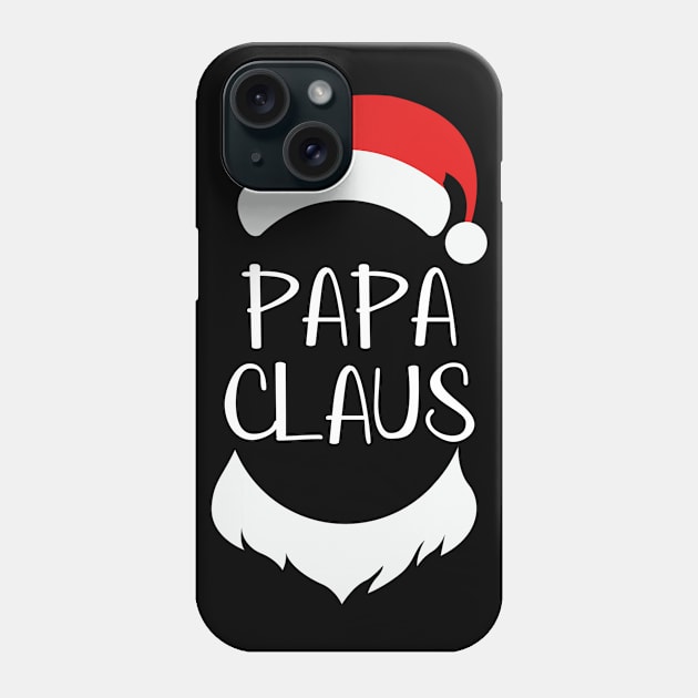 Papa Claus Matching Family Group Christmas Funny Gift Phone Case by jkshirts