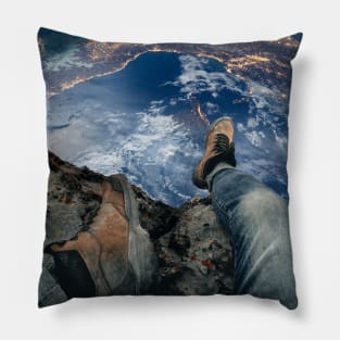 On the Edge of the World Pillow