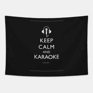 Keep Calm and Karaoke Tapestry