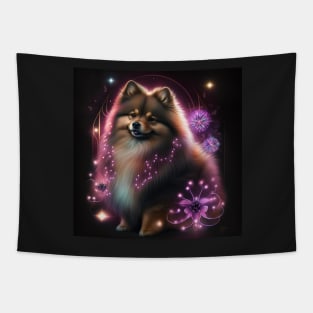 Shimmering Finnish Lapphund Tapestry