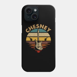 Vintage Guitar Beautiful Name Chesney Personalized Phone Case