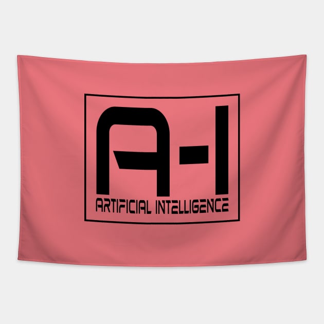 AI Artificial Intelligence Science Fiction Tapestry by PlanetMonkey