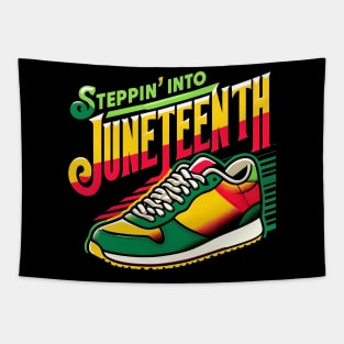 Steppin' into Juneteenth Tapestry