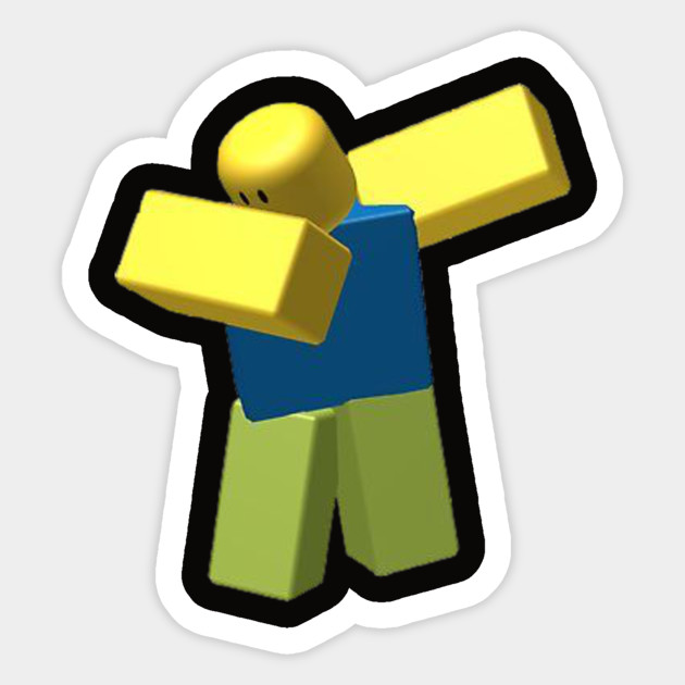 Noob Noob Roblox Sticker Teepublic - roblox noob decals