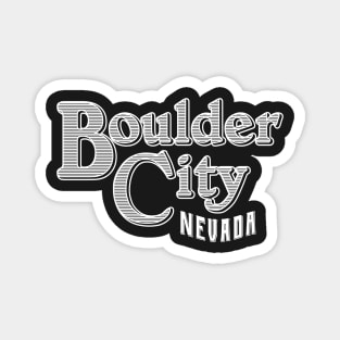 Vintage Boulder City, NV Magnet