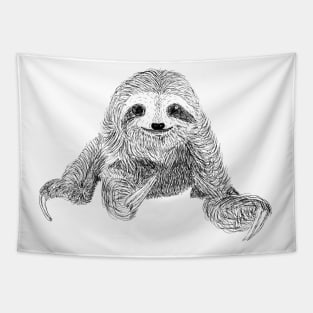 Brown-throated Sloth Tapestry