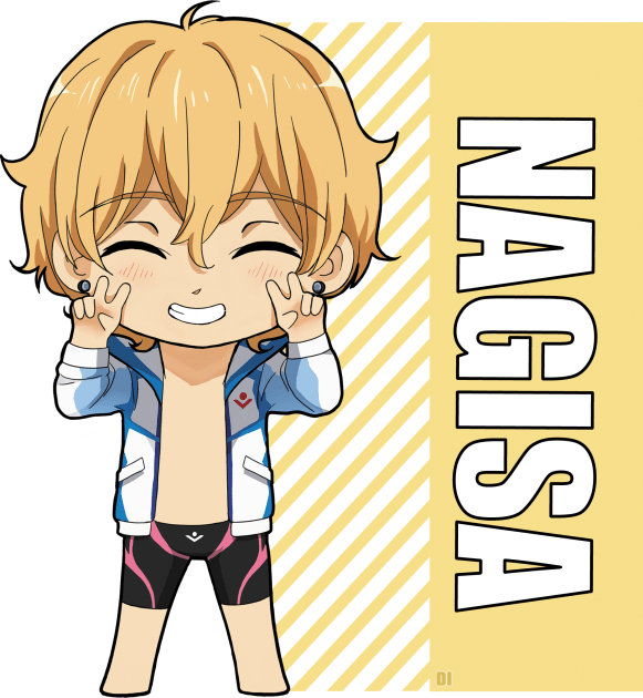 Free Chibi Nagisa Hazuki Kids T-Shirt by DaphInteresting