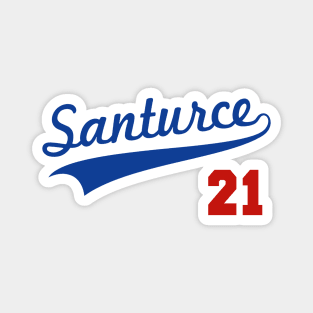 Santurce 21 Puerto Rico Baseball Magnet