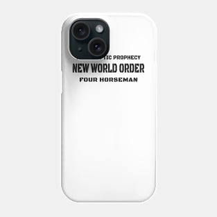 Four New World Order Apocalyptic Horsemen Phone Case