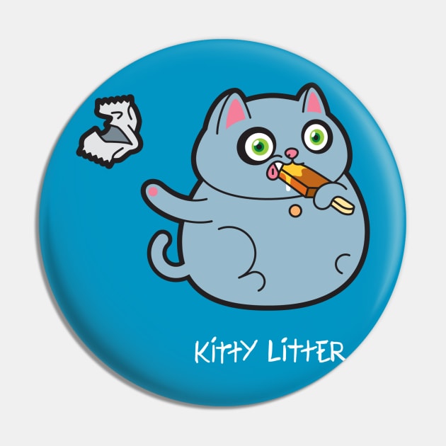 Kitty Litter Pin by StickyMoments