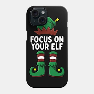 Self Improvement Quote Christmas Funny Elf Pun Motivational Phone Case