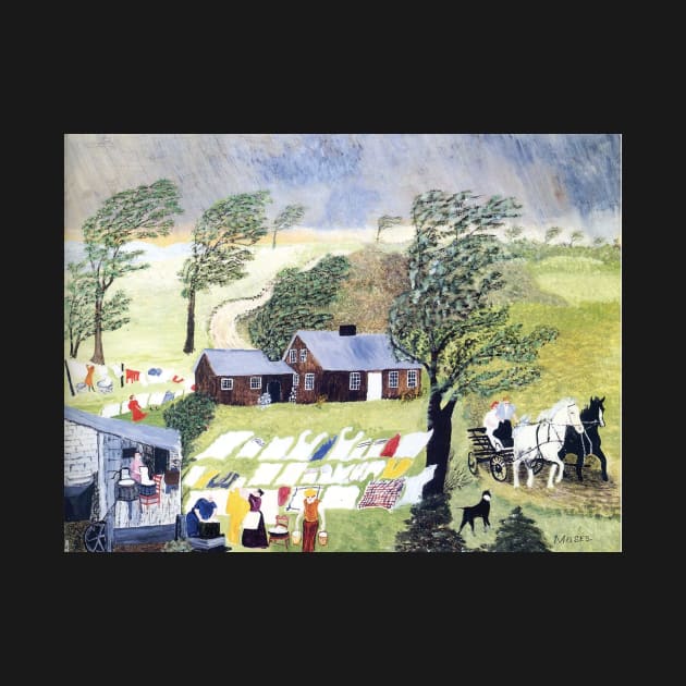 Grandma Moses - Taking in the Laundry by QualityArtFirst