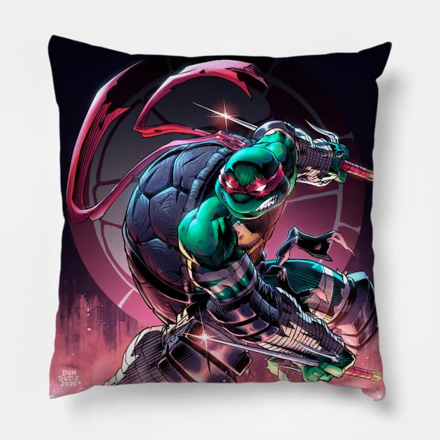 Raphael TMNT Pillow by Duh Dude