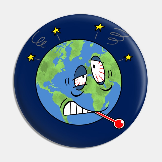 Sick earth Pin by Francis Paquette