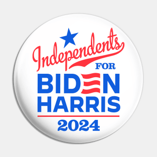 Independents For Biden 2024 Pin