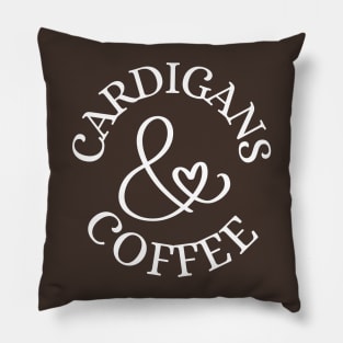 Cardigans & Coffee Pillow