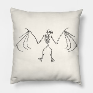 Bat Skeleton Pillow