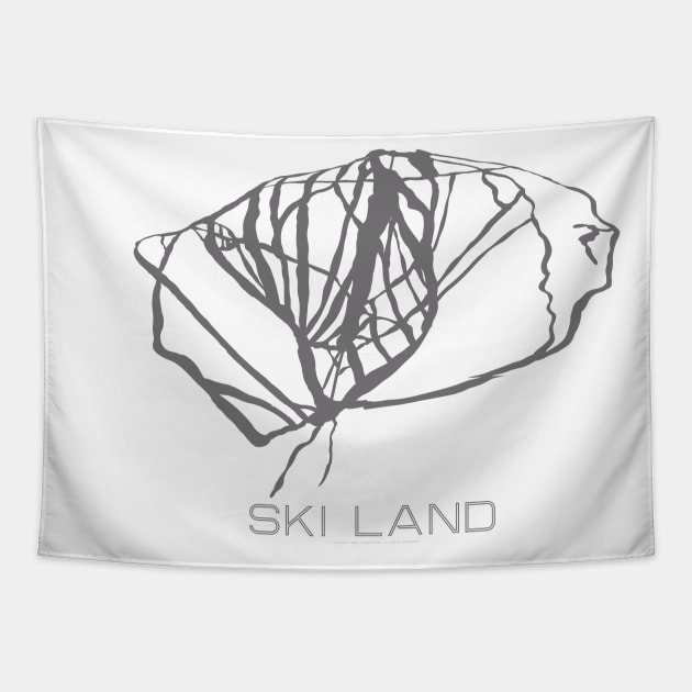 Ski Land Resort 3D Tapestry by Mapsynergy