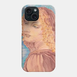 Angel watercolulors Phone Case