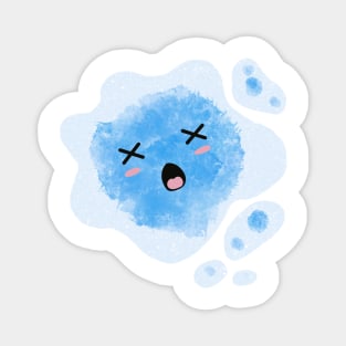 Cute Bacteria Microbes Magnet