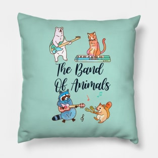 The Band Of Animals Pillow