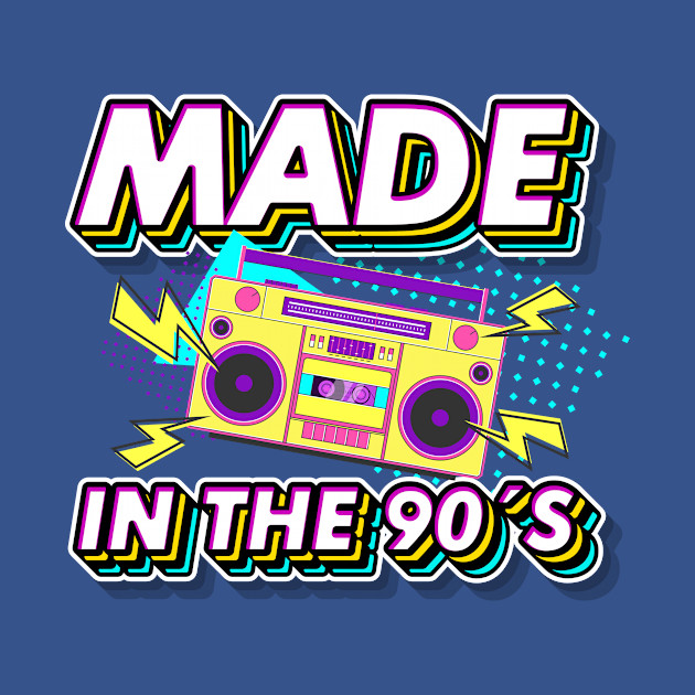 Discover Made in the 90s Retro Gift idea for 30th birthday - 90s Gift Idea - T-Shirt