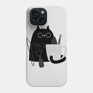 Pottery cat Phone Case