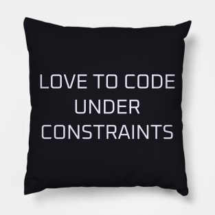 Love to code Pillow