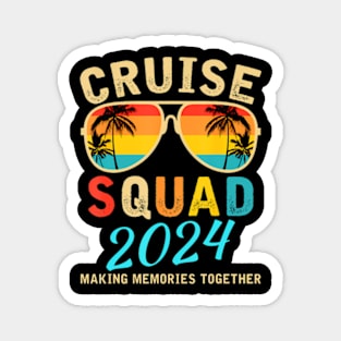 Cruise Squad 2024 Summer Vacation Matching Family Group Magnet