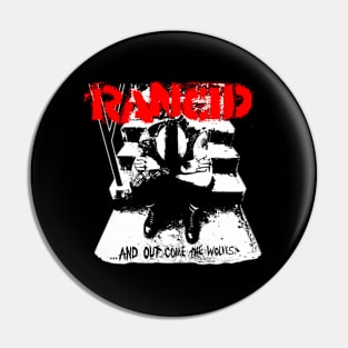 Rancid Merchandise And Out Come The Wolves Pin