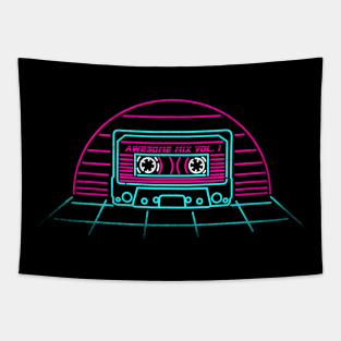 Awesome Mix Tape Neon Tapestry