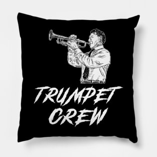 Trumpet Crew Awesome Tee: Blasting Notes of Humor! Pillow